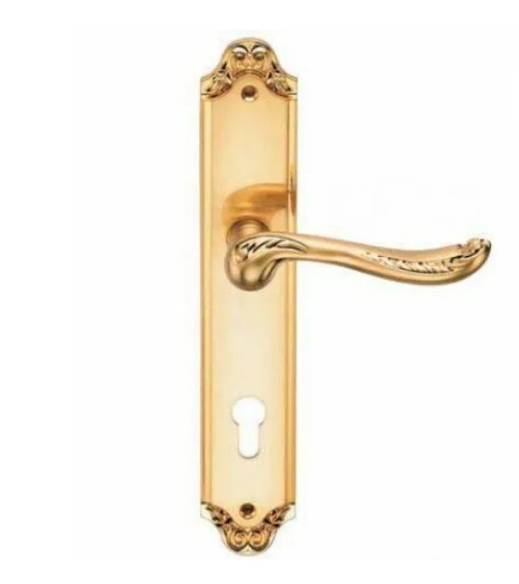 Ручка ACANTO S.GOLD (CL) (на планке под цилиндр, матовое золото)