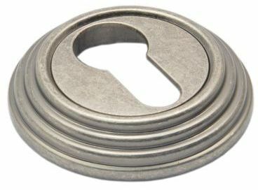 Накладка на ключевой цилиндр ADDEN BAU. SC V001 AGED SILVER (состаренное серебро)