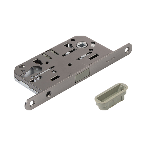 Защёлка врезная магнитная под ключевой цилиндр ADDEN BAU. KEY-5085(NEW) MAG GRAPHITE (цвет ГРАФИТ)