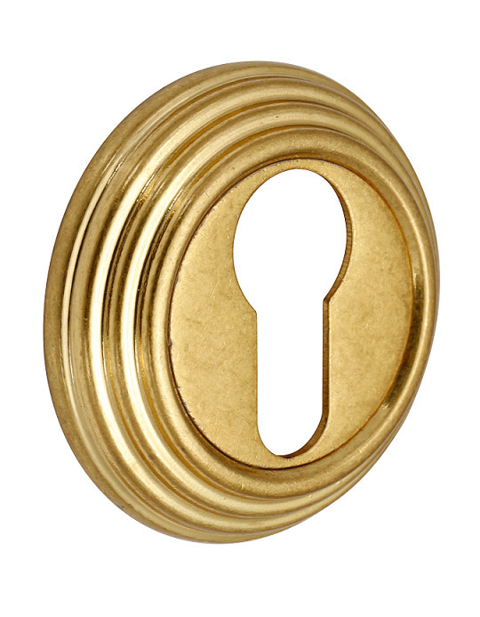 Накладка на ключевой цилиндр ADDEN BAU. SC V001 AGED GOLD (состаренное золото)
