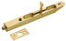 Шпингалет полукруглый с отв. частью "Morelli" золото OL160 PG